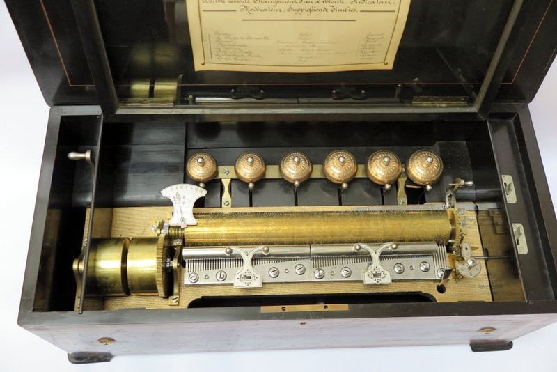8-air Music Box F. Conchon Geneva, Mid-19th Century -photo-1
