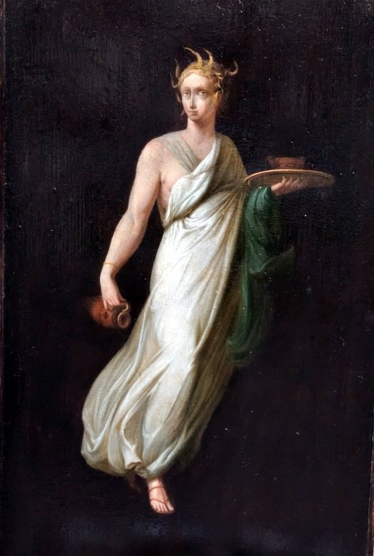 Bachante, Oil On Canvas Maestri Michelangelo-photo-2