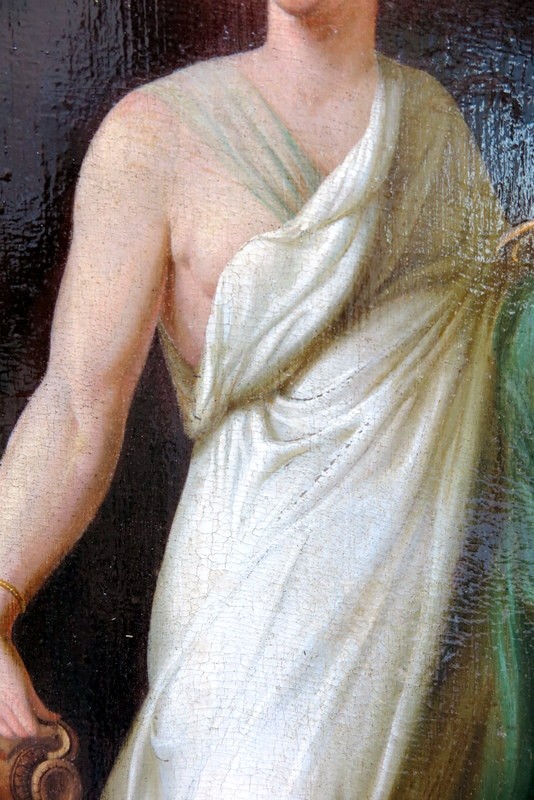 Bachante, Oil On Canvas Maestri Michelangelo-photo-1