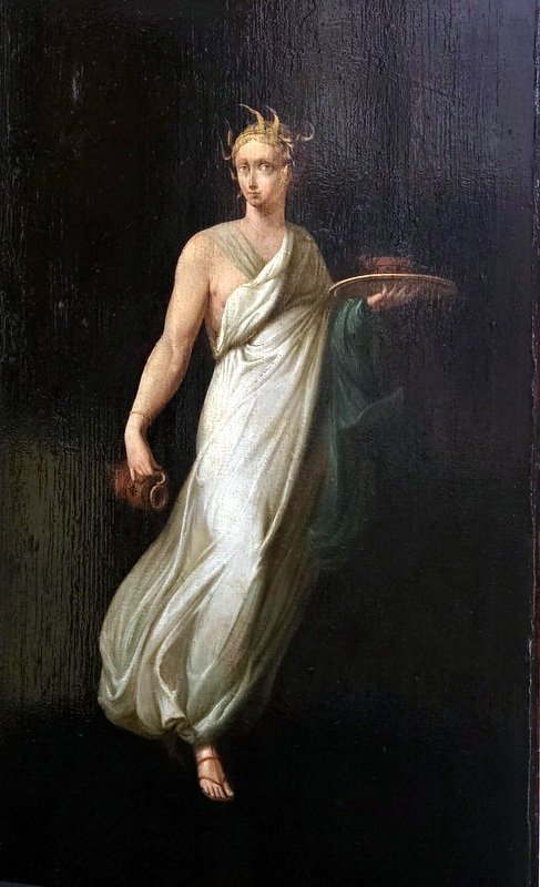Bachante, Oil On Canvas Maestri Michelangelo-photo-2