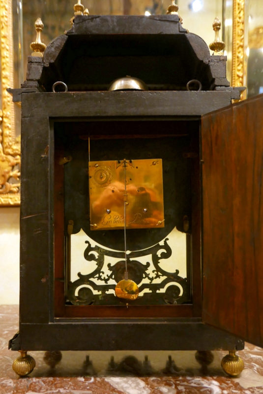 Religious, Shell Pendulum Red Bronzes Gribelin Louis XIV Period-photo-4
