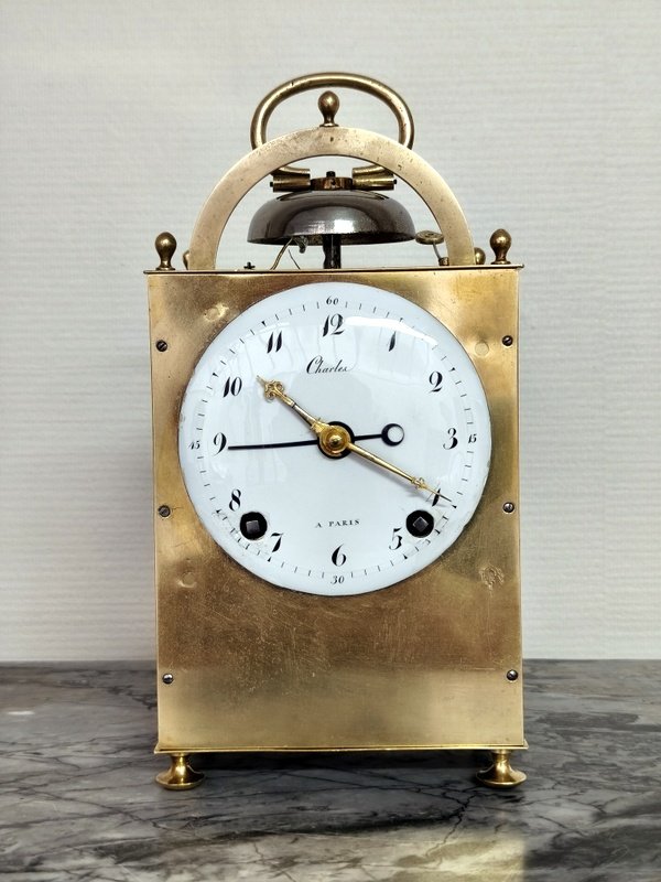 Travel Clock  - Capucine - Paris Charles, Early 19th Century