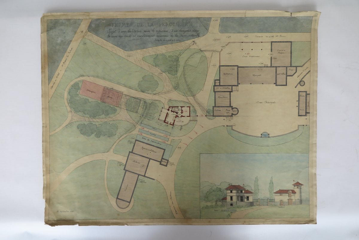 Plans -  villa "la perolliere"  architecte Gaspard Andre 1885-photo-4