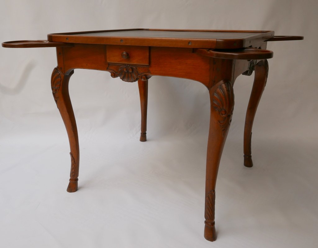 Table A Game In Walnut Lyon Regency Period-photo-3