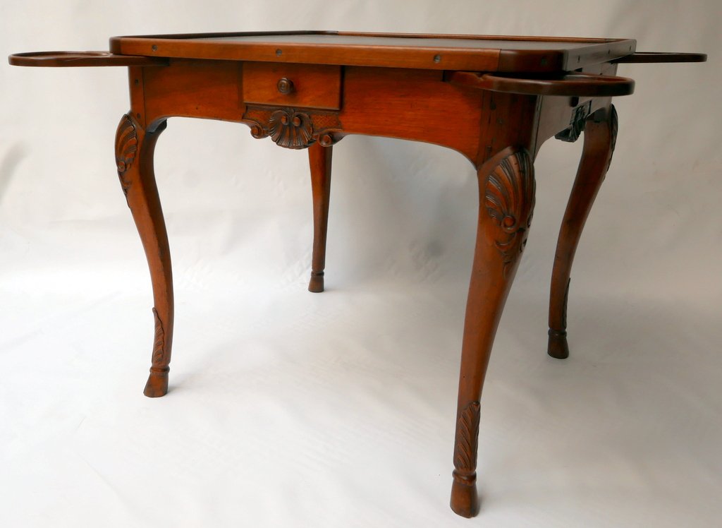 Table A Game In Walnut Lyon Regency Period-photo-2