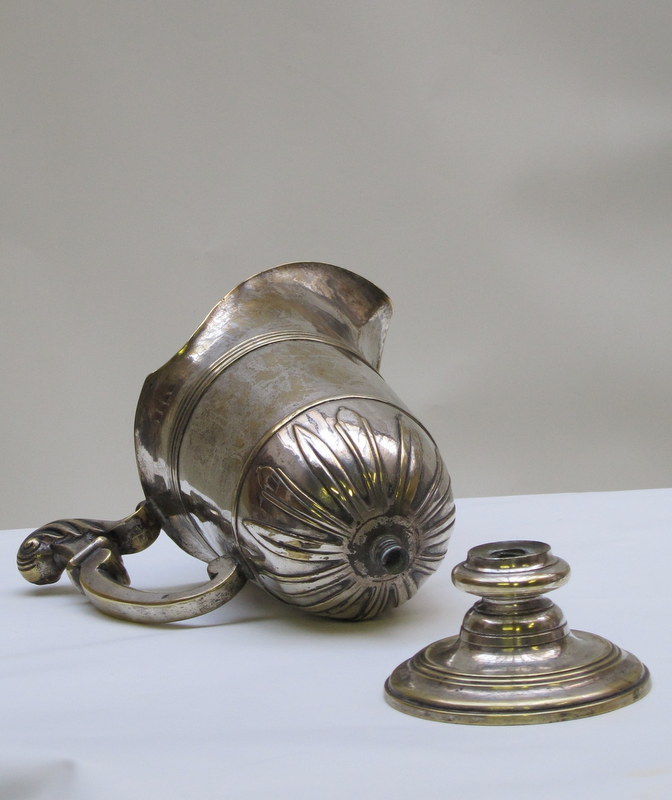 Ewer Helmet Silver Metal Period Louis XIV-photo-4