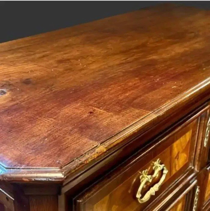A Large 18th Century Northern Italian Chest Of Drawers Baroque (of The Period)-photo-3