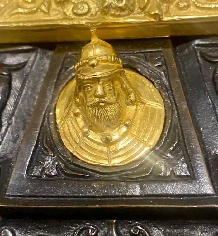 Grande Et Imposante Boîte à Bijoux En Bronze Du 19e Siècle, Circa 1860-photo-1