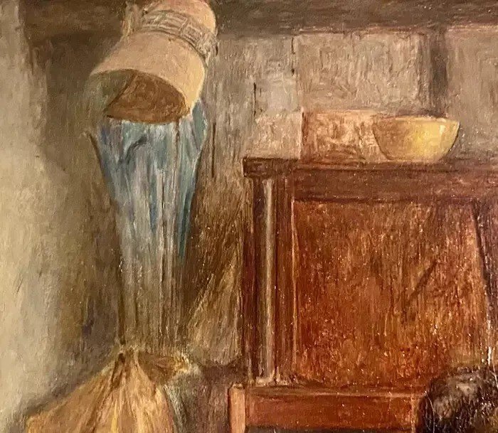 Large Antique Victorian Painting Signed By Haynes King (1831-1904, British)-photo-1