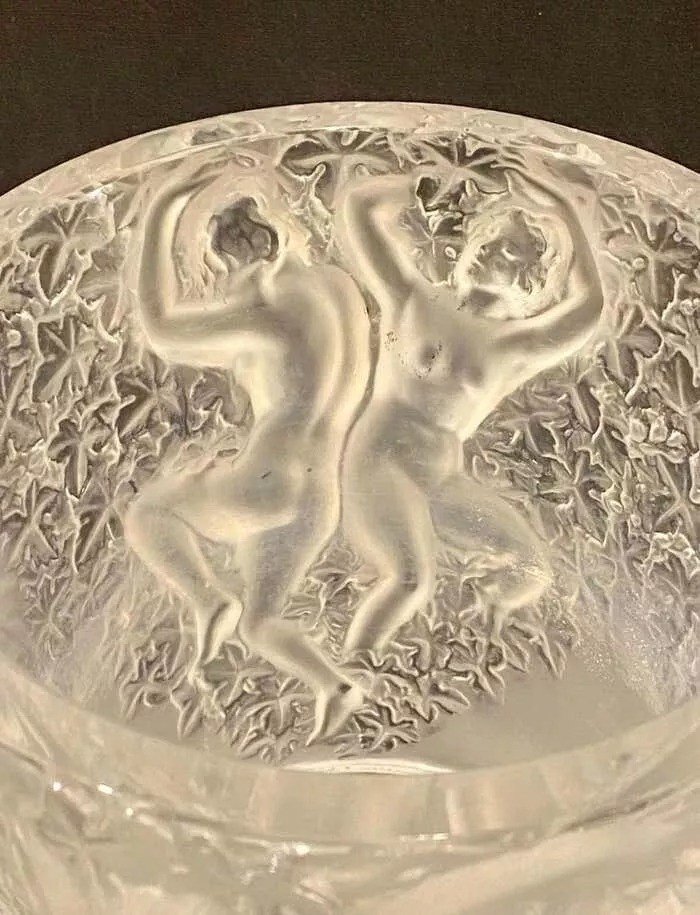 Seau à Champagne / Seau à Glace En Cristal Ganymede De Lalique-photo-3