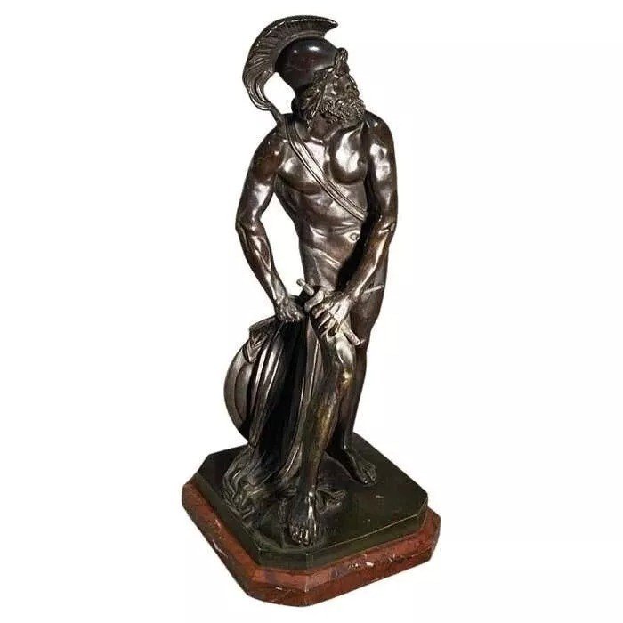 Quality Bronze Of Philopoemen, By Pierre Jean David d'Angers-photo-4