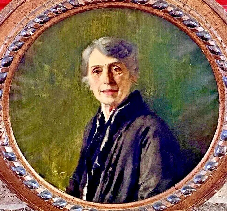 A Lovely Portrait By Giuseppe Palanti (1881-1946) Italian Circa 1920's-photo-3