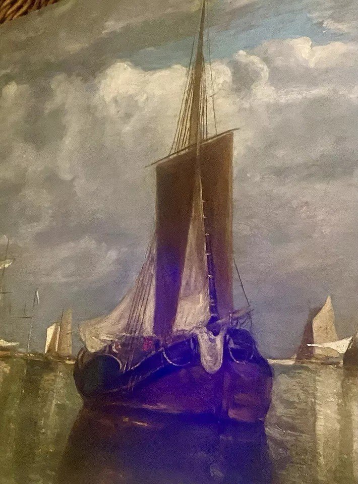 Paul Jean Clays (1819-1900) Belge. Grand Tableau Antique Marin à l'Huile Sur Toile-photo-3