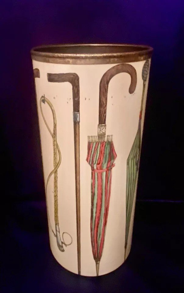 Porte-parapluie Original Piero Fornasetti Des Années 1950, Design Mi-siècle-photo-1