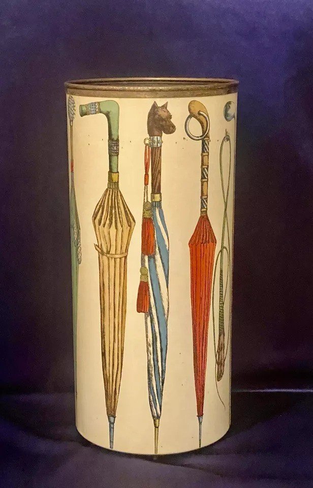 Porte-parapluie Original Piero Fornasetti Des Années 1950, Design Mi-siècle-photo-5