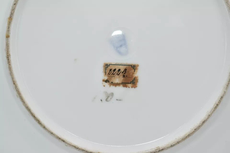 Antique Royal Vienna 'mother & Child Embrace' Plate Painted By S. Stanley-photo-1