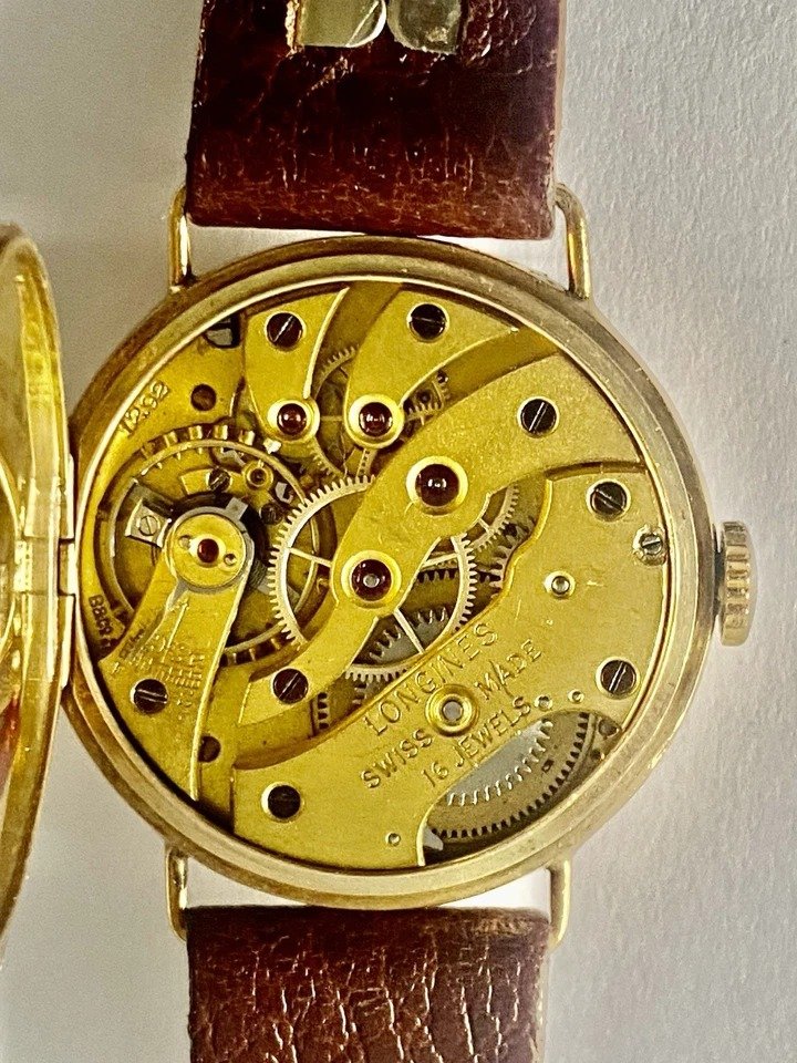 Longines Men's 9ct Gold Wristwatch Fully Serviced 1 Year Guarantee-photo-5