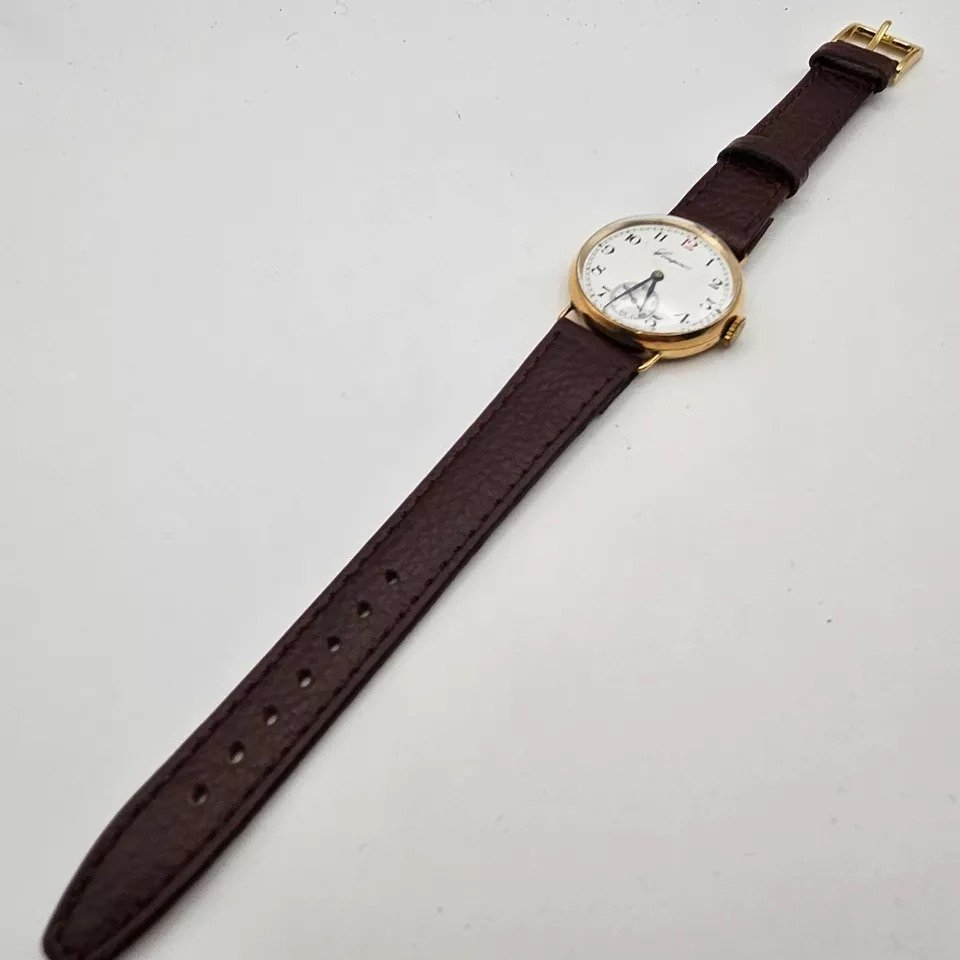 Longines Men's 9ct Gold Wristwatch Fully Serviced 1 Year Guarantee-photo-7