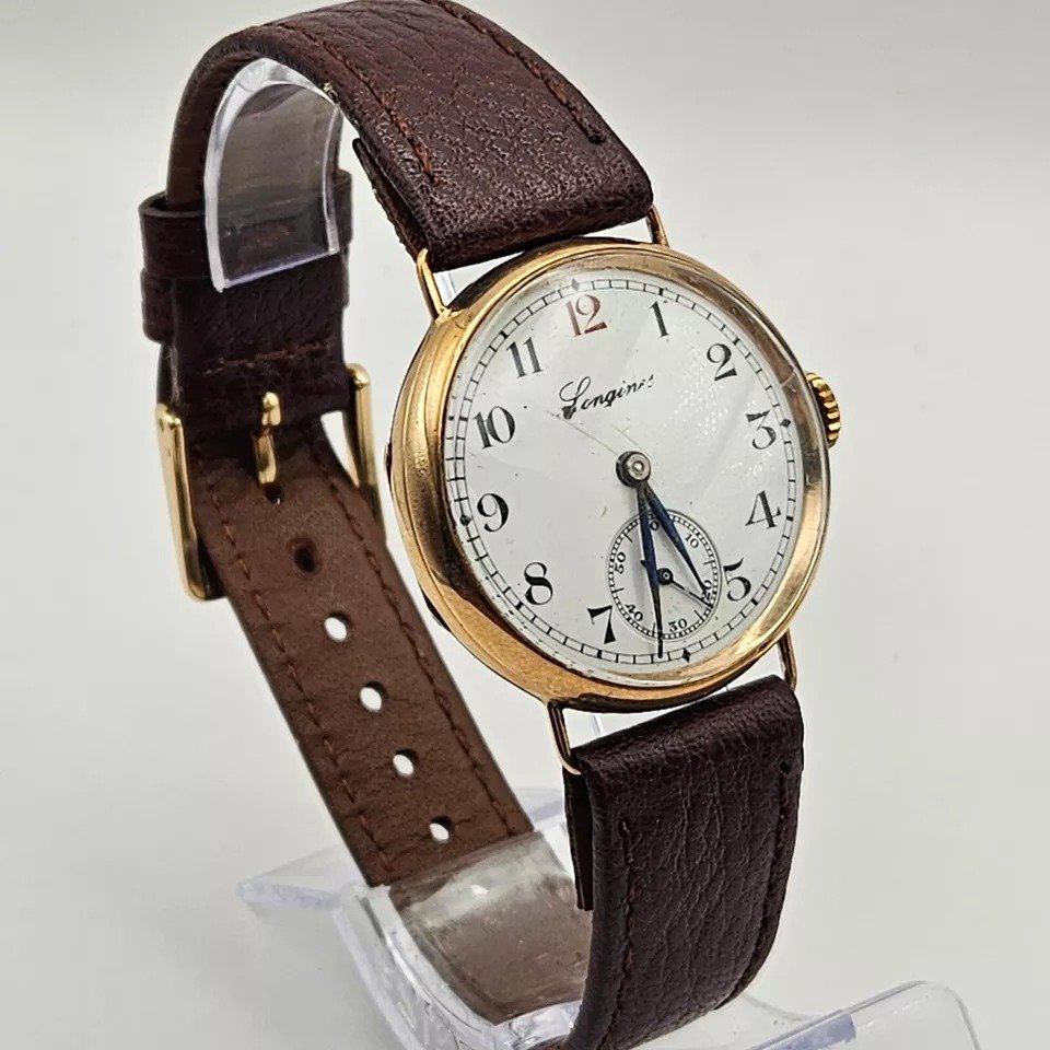 Longines Men's 9ct Gold Wristwatch Fully Serviced 1 Year Guarantee-photo-8