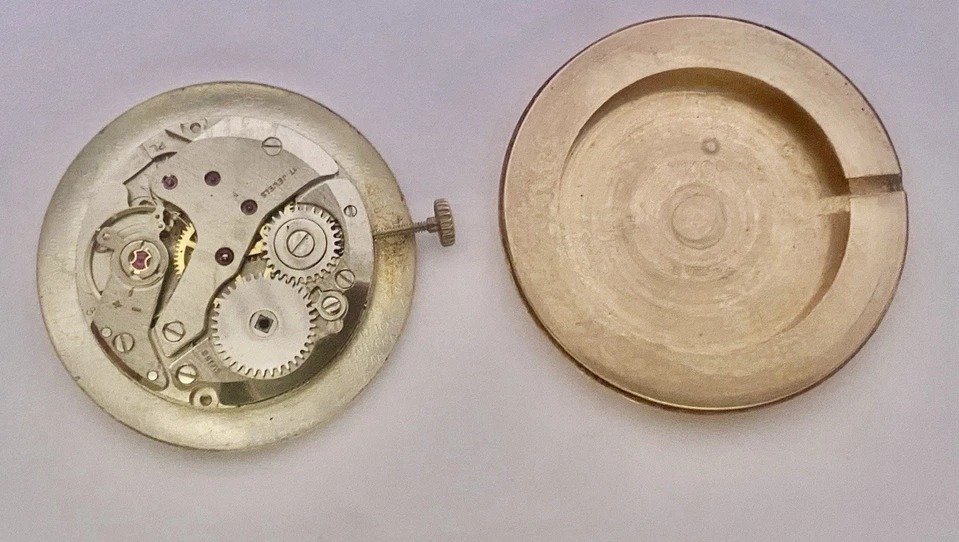 Vintage Jw Benson London W1 9ct Gold Gents Wristwatch 17 Jewels-photo-2