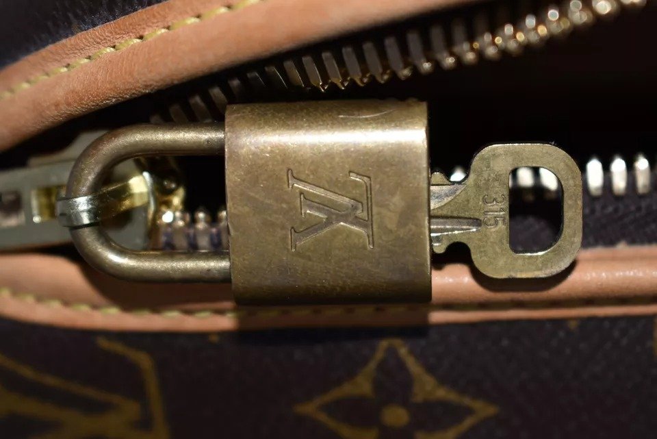 Sac De Transport Pour Chien Vintage Louis Vuitton Modèle 40 Toile Monogram-photo-3