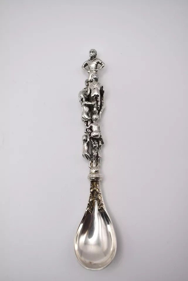1984 Jocelyn Burton Limited Edition 21 Of 250 Sterling Silver Spoon-photo-8