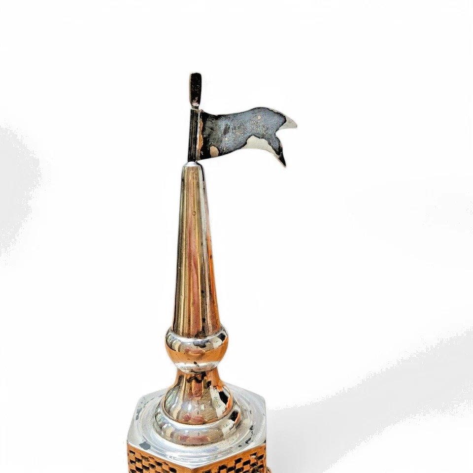 Tour à épices Havdalah En Argent Sterling 925 Vintage, Design Filigrane à 3 Niveaux.-photo-8