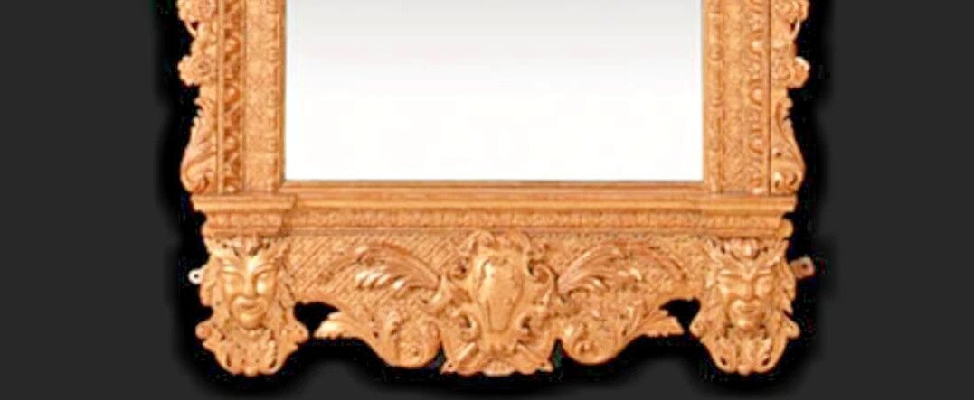 A Large George II Giltwood Pier Mirror With Original Glass Plate 77" X 38"-photo-4