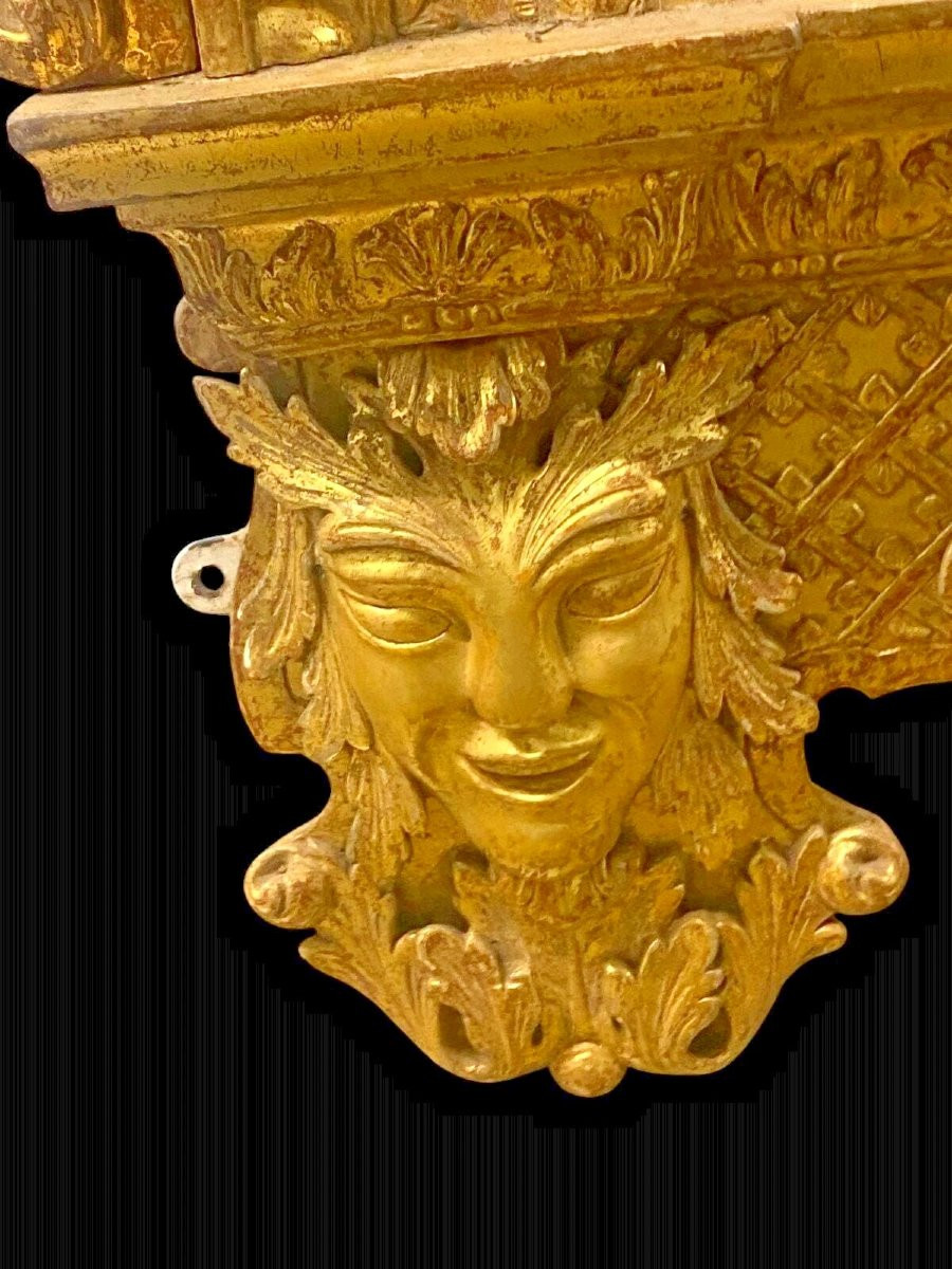 A Large George II Giltwood Pier Mirror With Original Glass Plate 77" X 38"-photo-5