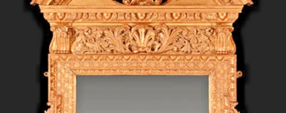 A Large George II Giltwood Pier Mirror With Original Glass Plate 77" X 38"-photo-6