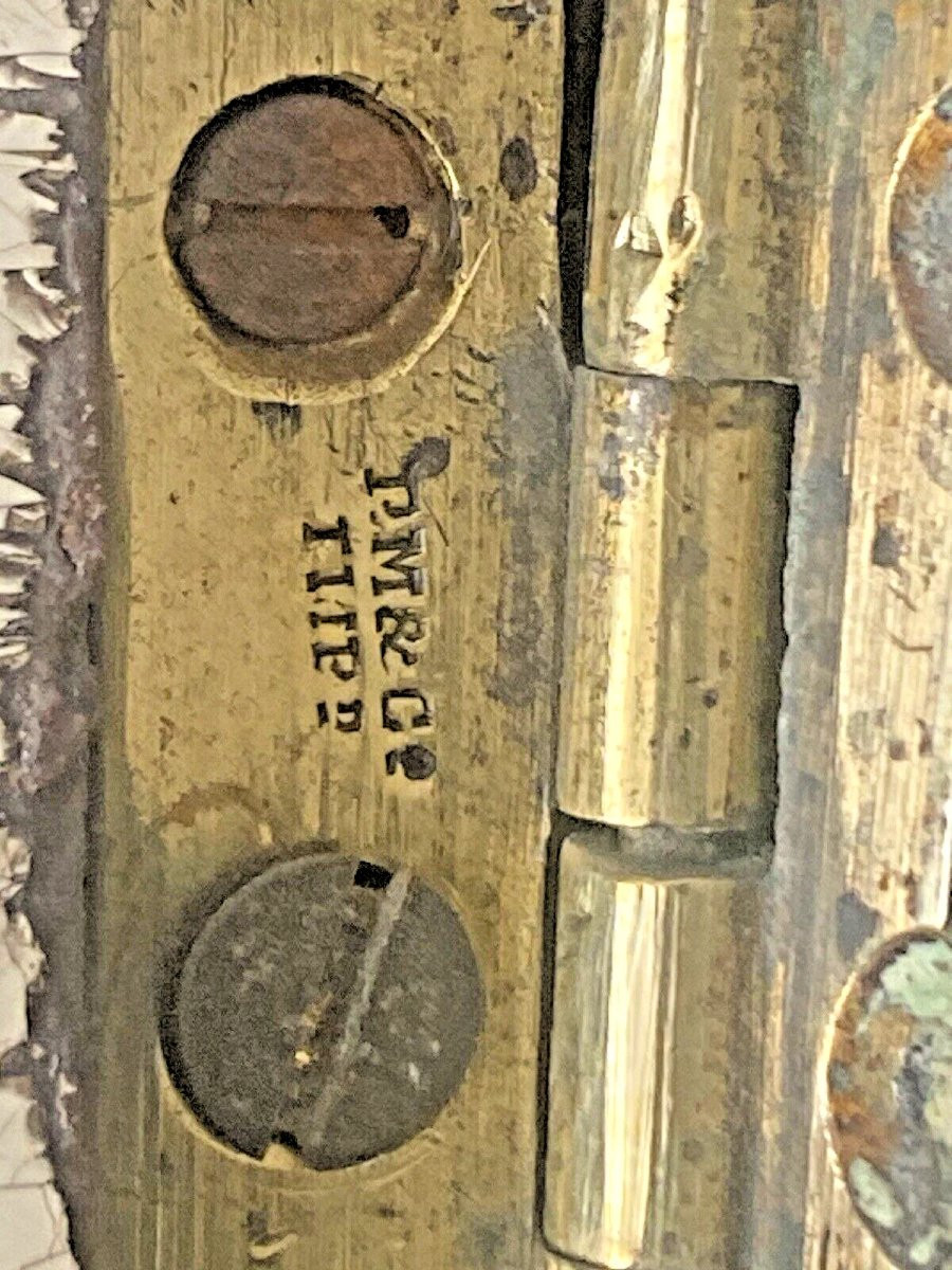 A Rare 14" Wooden Dial Fusee Dial Clock Signed Dwerrihouse Carter & Son Ca 1810-photo-7