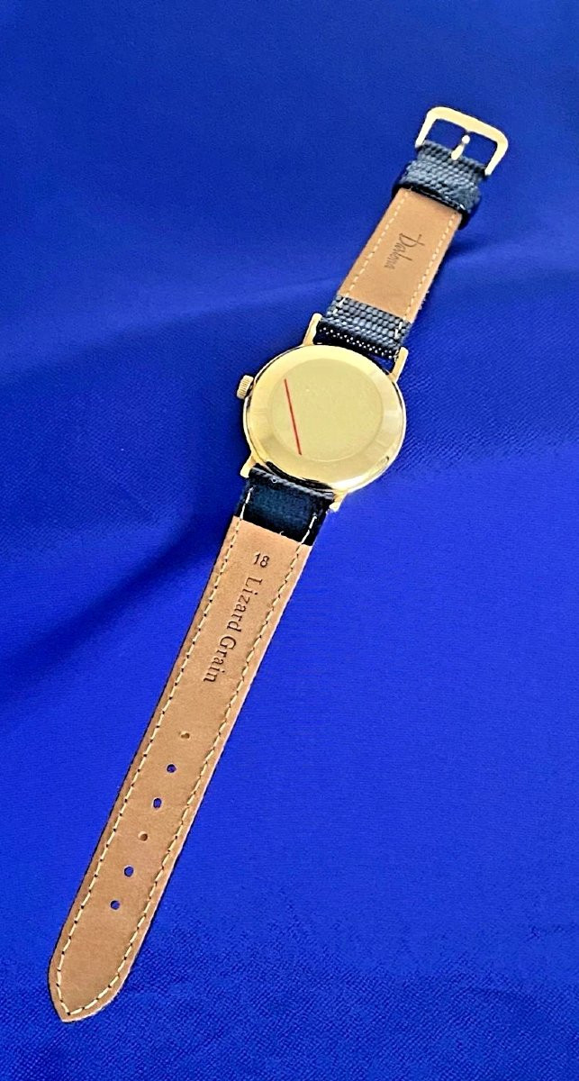 Montre vintage IWC (International Watch Co.) automatique en or 18 carats pour homme, 35 mm-photo-4