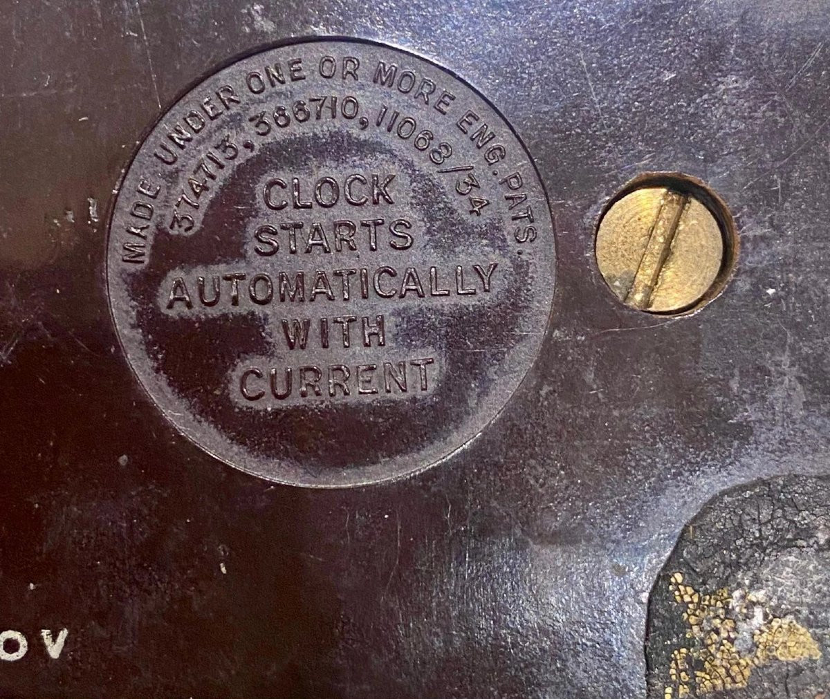 Antique 1930s Art Deco Mystery Clock By Smiths Circa 1934-photo-6