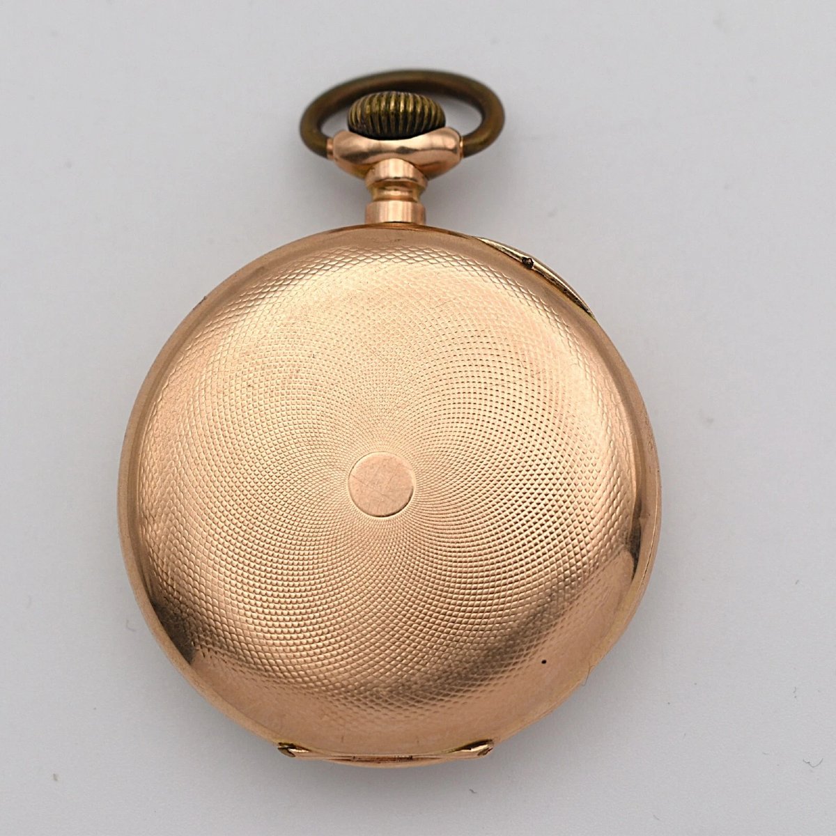 Montre de poche Waltham Traveler ancienne en or 14 carats – 1907 – Entièrement fonctionnelle-photo-2