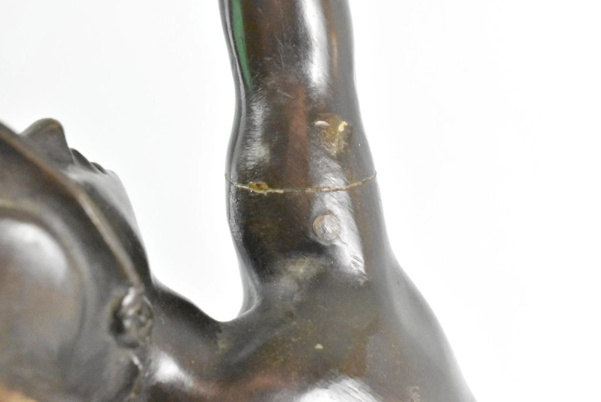 After Giovanni Bologna – Bronze Mercury Sculpture On Stone & Bronze Base 19th C-photo-5