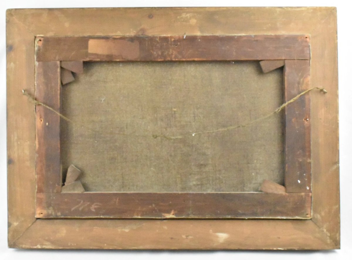 Élégant tableau encadré représentant un paysage aquatique – Coucher de soleil serein avec batea-photo-8