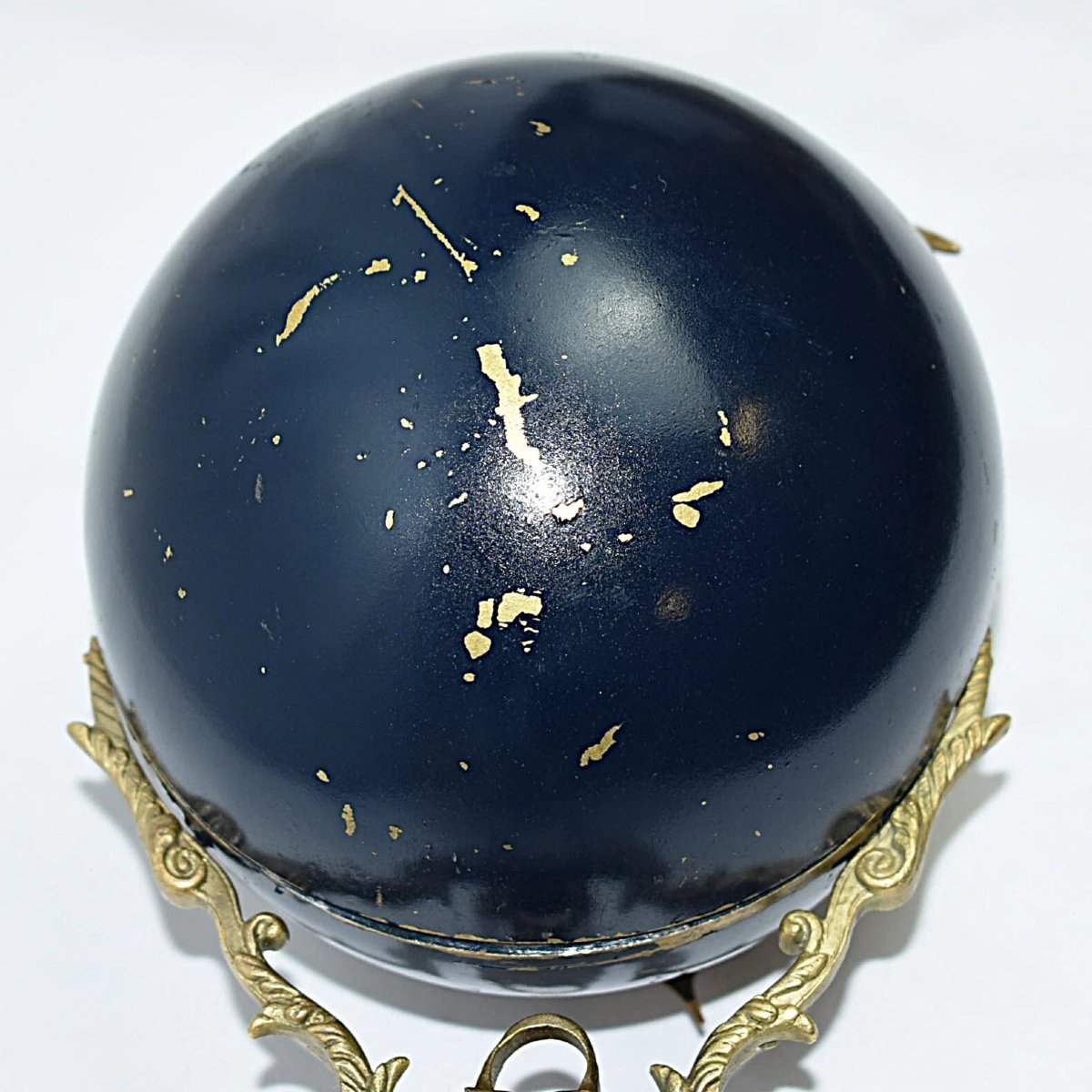 Horloge globe mystérieuse française longue - XIXe siècle-photo-3