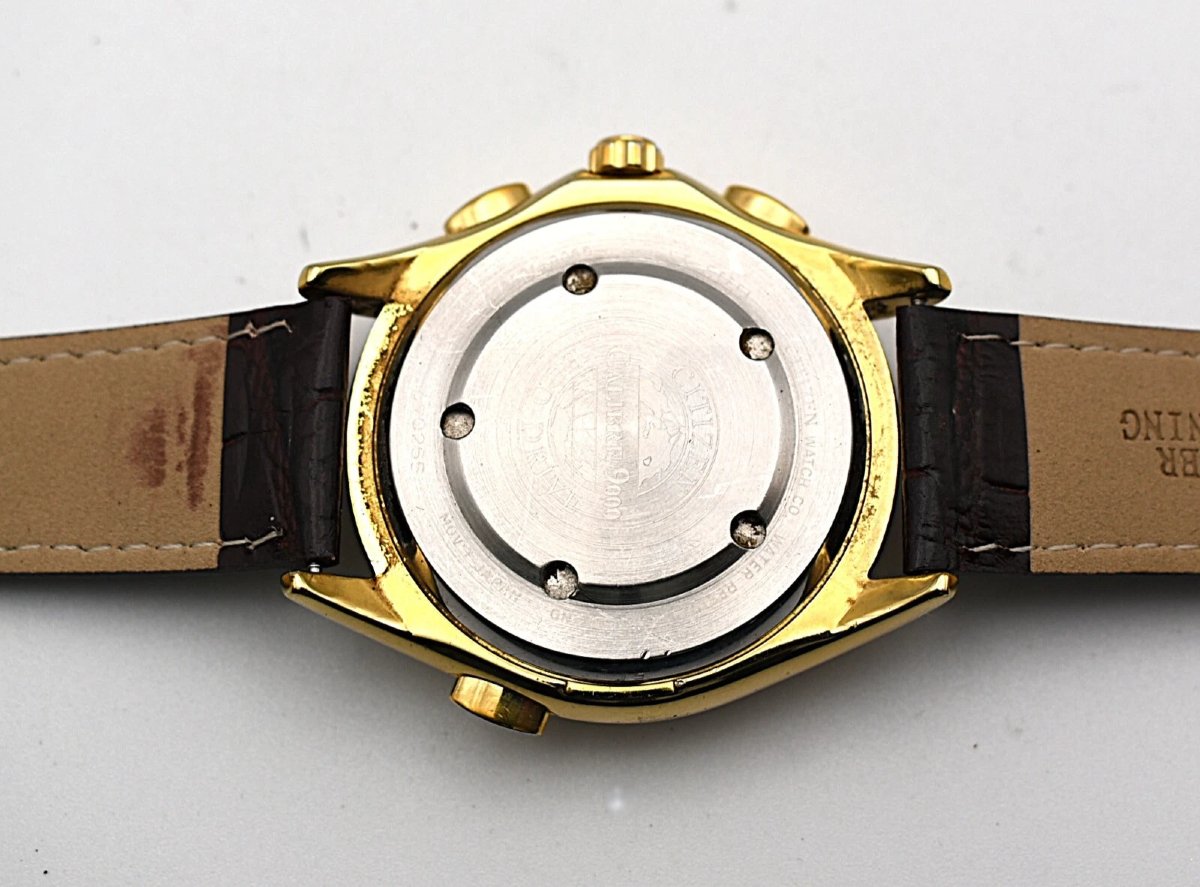 Citizen Men's Eco Drive Calibre Bl9000-32a Minute Repeater Watch Gold Plated-photo-4