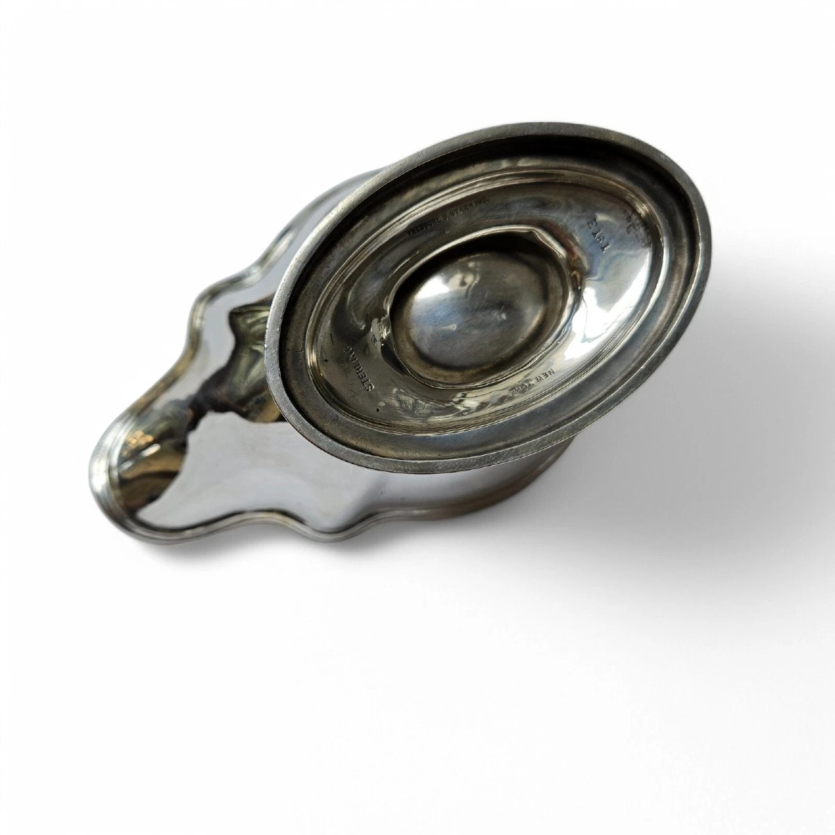 Antique American Sterling Silver Gravy Boat – Theodore B. Starr-photo-2
