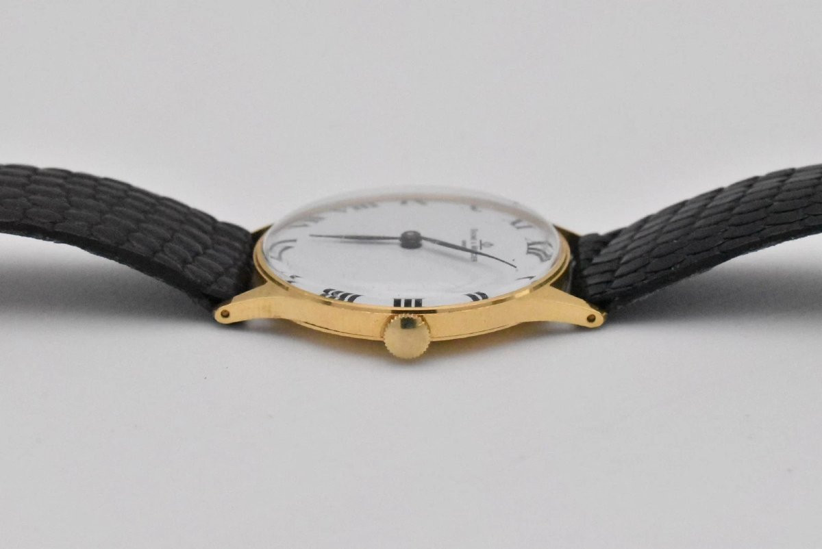 Montre-bracelet suisse Baume & Mercier vintage en or 18 carats, modèle Clasimma, 30 mm, BNOS-photo-1