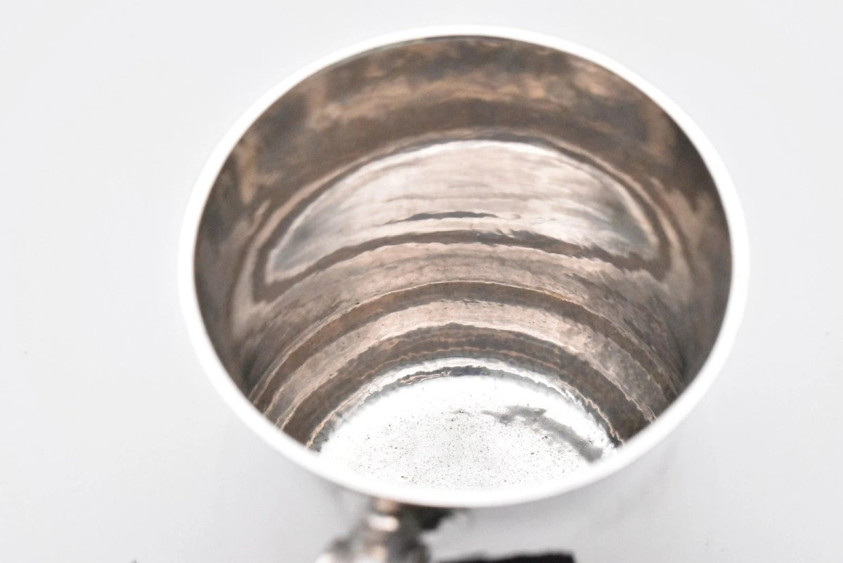 Chope à bière en argent d'une pinte, 1768, Londres, par Thomas Whipham et Charles Wright-photo-3
