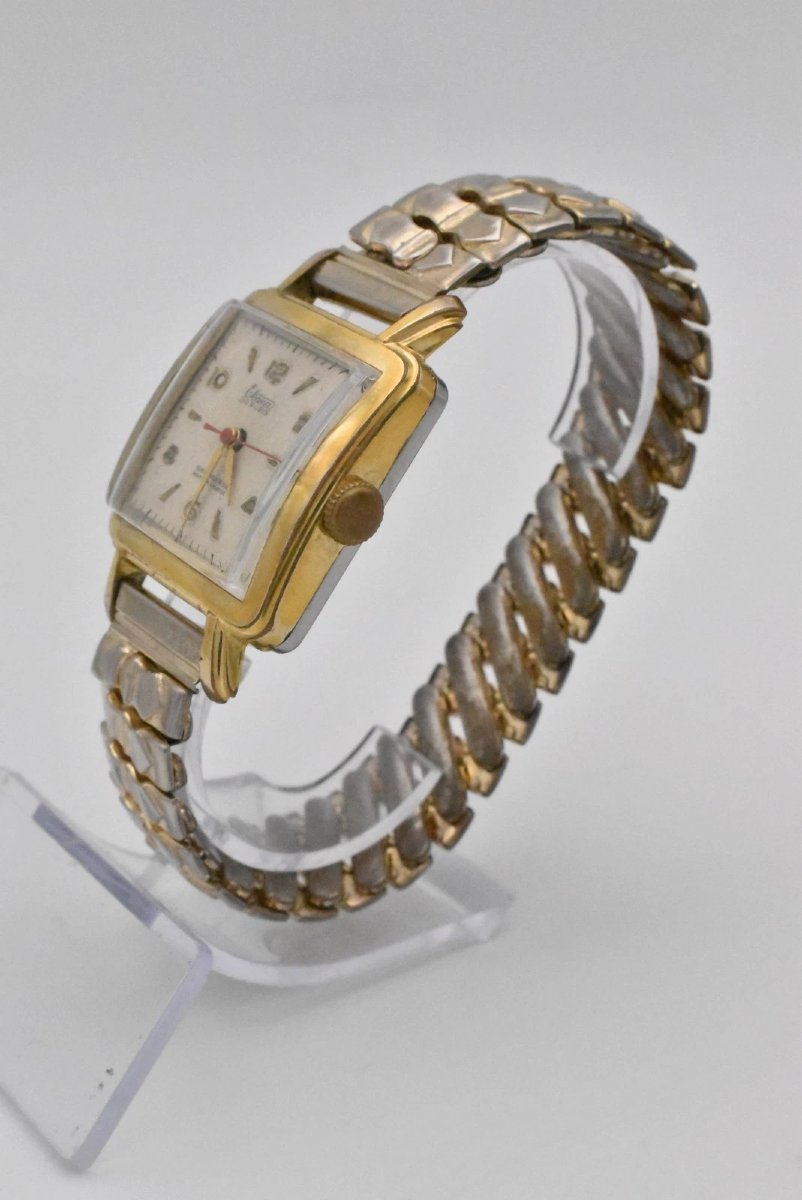 Ebana 20 Rubis Super Shock Resist Art-deco Men's Vintage Wristwatch Serviced-photo-2