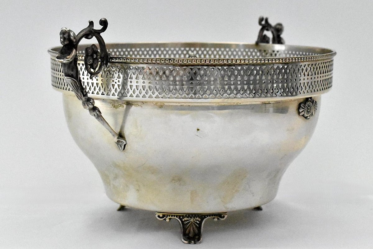 GIOIELLERIA AGLIARDI CASSINO Silver 800 Chauffe-plats ou plat de service-photo-3
