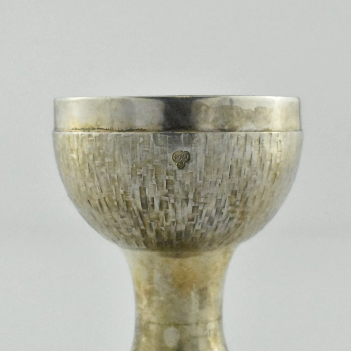 Christopher Lawrence Sterling Silver Goblet By C J Vander Ltd London Hm 1973-photo-1