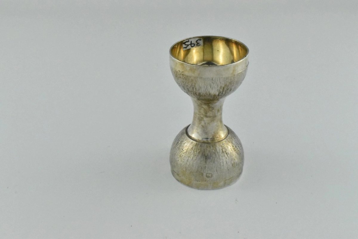 Christopher Lawrence Sterling Silver Goblet By C J Vander Ltd London Hm 1973-photo-7