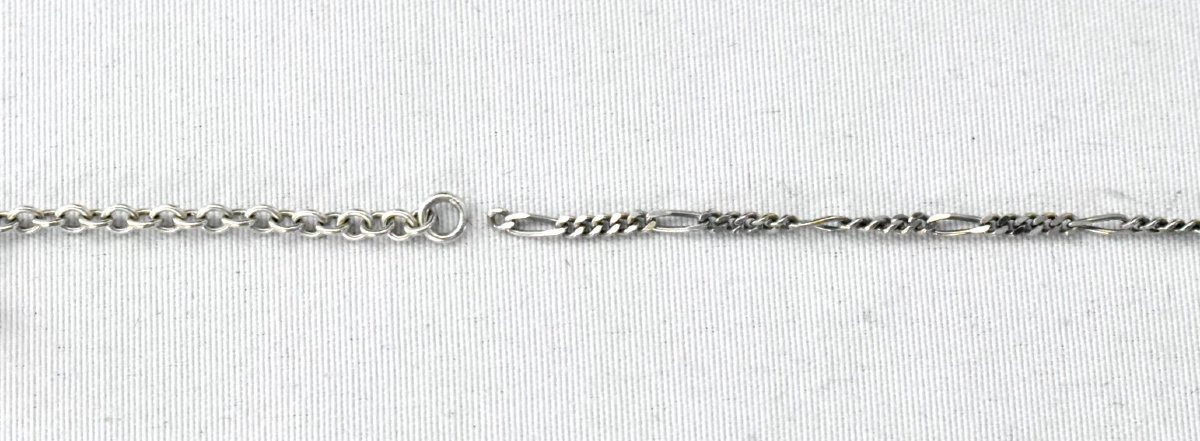 A Vintage 9ct Gold 1.30 Carat Diamond 2 Stone Drop Pendant & Chain Hallmarked-photo-2