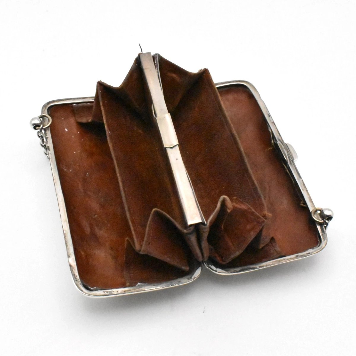 Bourse en argent massif de Birmingham, 1906, style Art Nuovo-photo-3