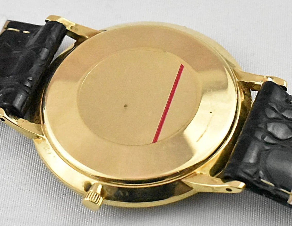 A Vintage Eterna-matic 3000 Automatic Super Thin 9ct Gold Men’s Wristwatch 1960s-photo-4