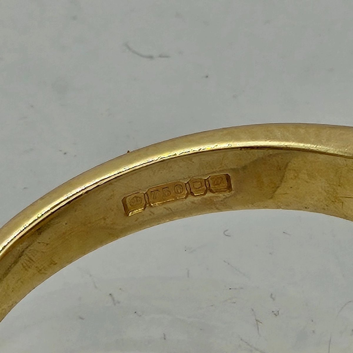 Bague de fiançailles vintage Boodles très imposante, sertie d'un diamant naturel taille brillan-photo-7