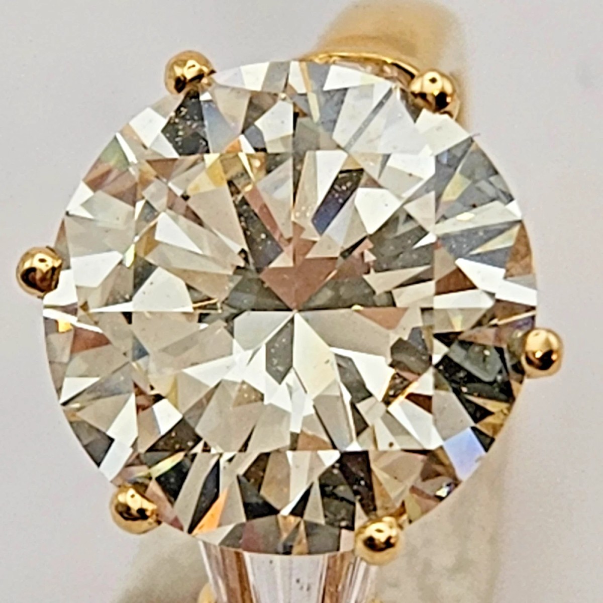 Bague de fiançailles vintage Boodles très imposante, sertie d'un diamant naturel taille brillan